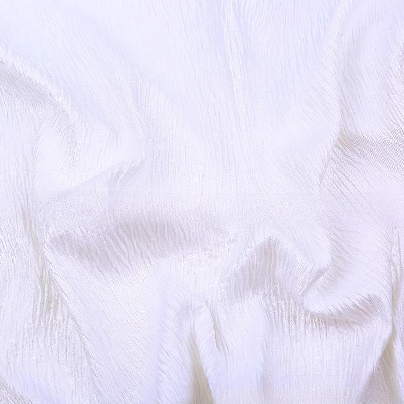 Solid Color Ethnic Style Washed Linen Cotton Cloth Fold Crepe Linen Fabric Handmade Sewing Diy for Dress Trousers Summer T-shirt