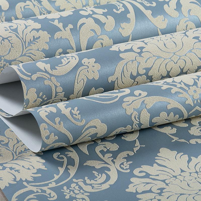 Europeisk ikke-vevd tapet Soverom Stue TV Bakgrunnspapir Preget Tykket Rustikk 3D Stereo