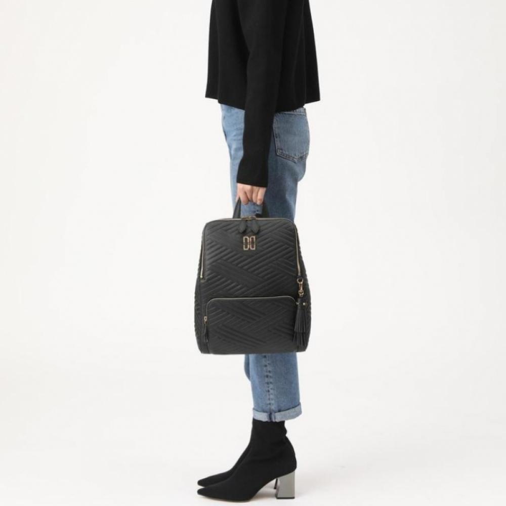 Daks Black Leather Backpack Dcba6e369bk
