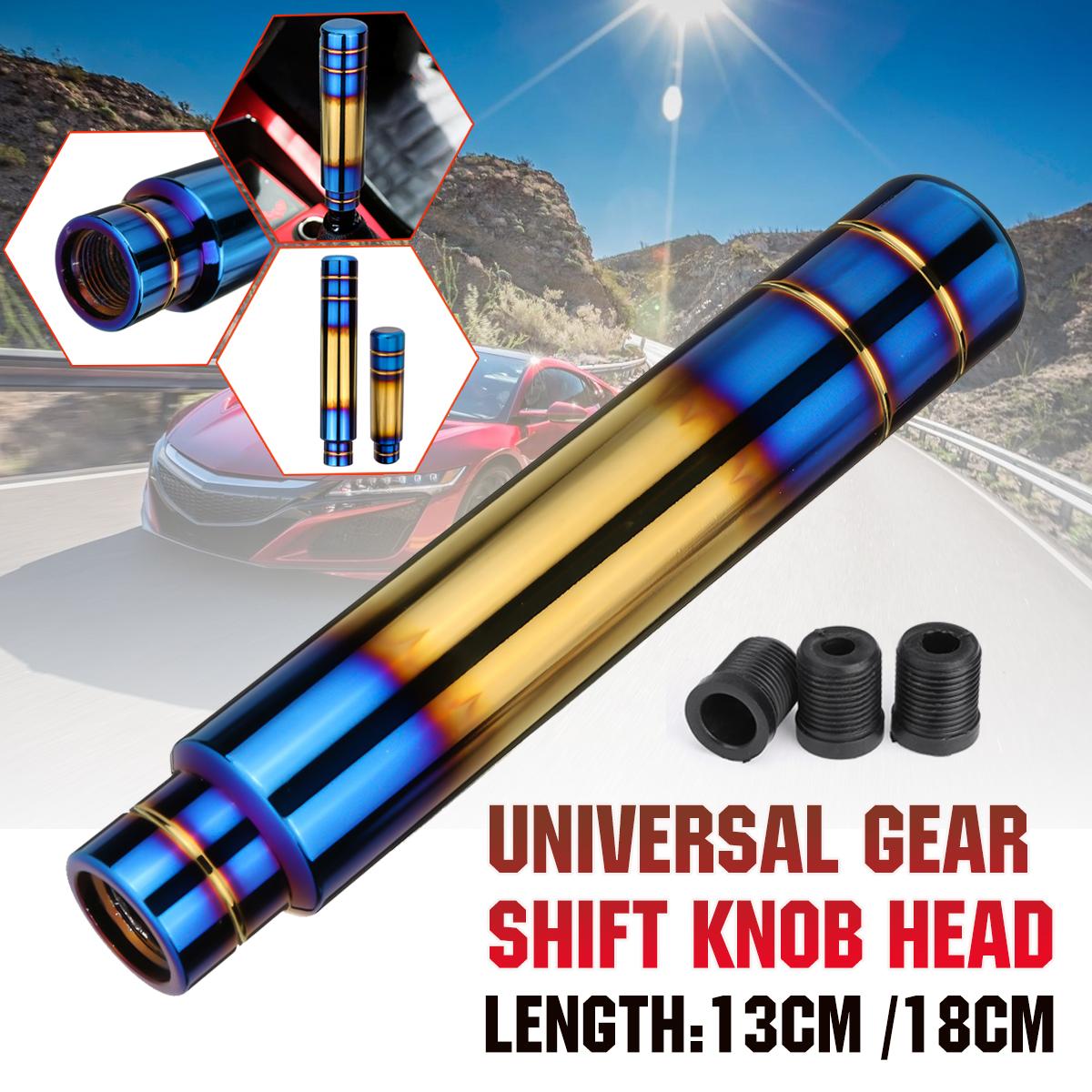 

180 мм/130 мм обожженная синяя ручка переключения передач, механическая коробка передач, алюминиевый рычаг переключения передач, универсальная ручка чёрный