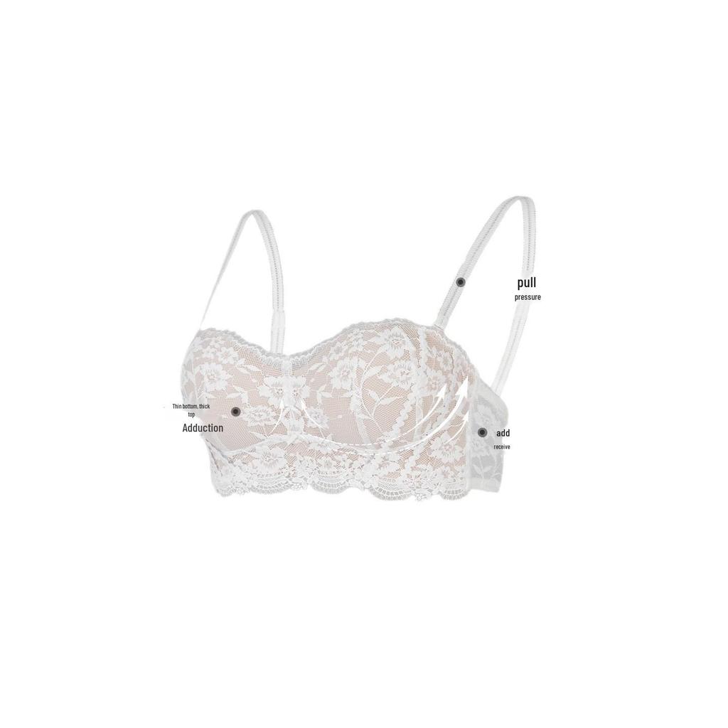 Set Reggiseno in Pizzo Wireless Francese 2025 per Donna: Valorizza il Seno Piccolo, Riduce il Grasso sui Fianchi, Solleva & Modella