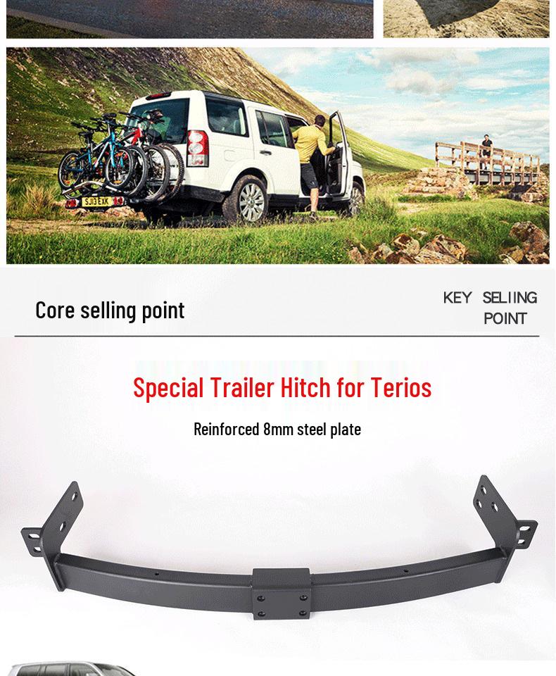 Nissan Terra Trailer Hooks & Tow Supports: Specialized Rear Hooks and Modified Tow Bars