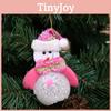 Christmas Glow Decorations Eva Snowman Night Light Hanging Ornament Tree Decor