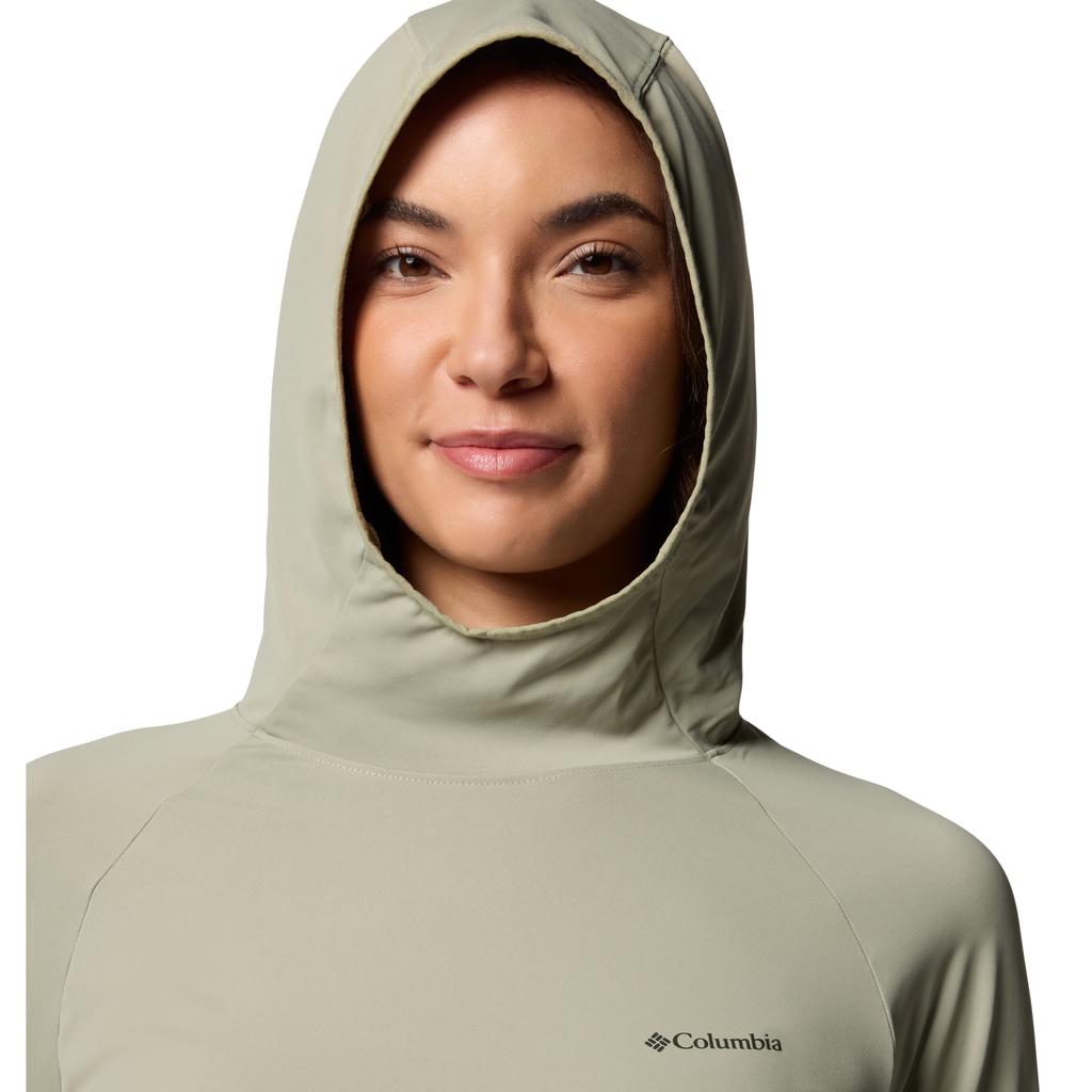 Columbia Skien Valley Hoodie, Womens green Sweatshirt