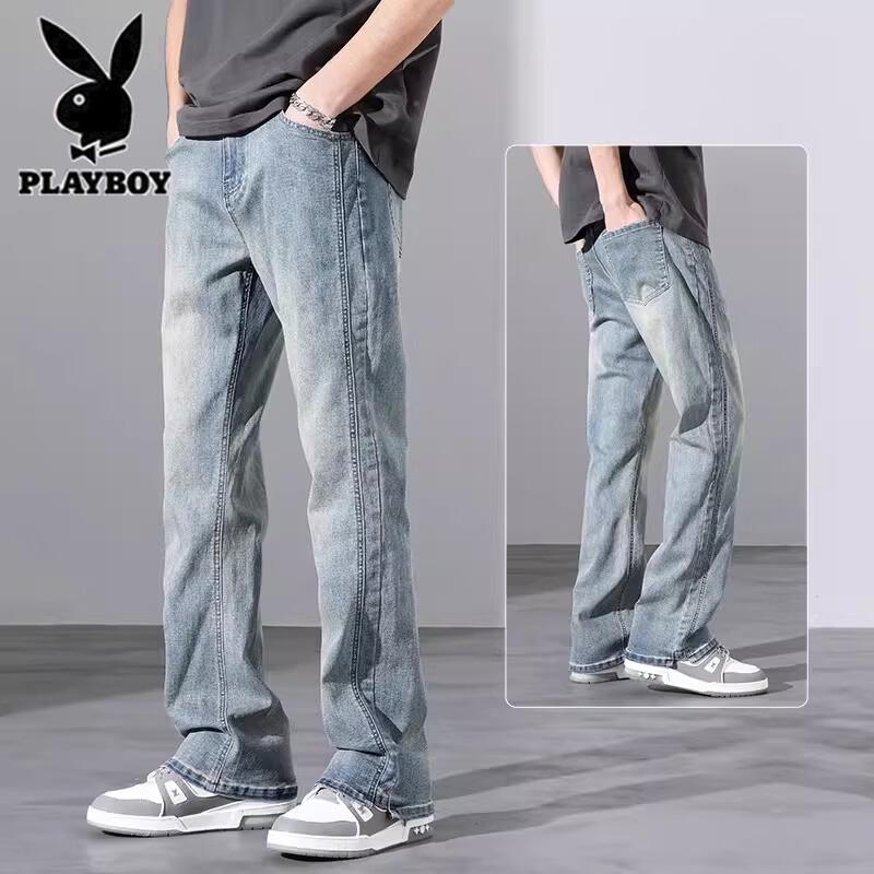 Playboy Men's Lightweight Loose Straight Jeans