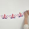 King Charles III Coronation Bunting Banner Set Vibrant Colors Union Jack Bunting Flags Multi-shape for Party Hanging Decoration