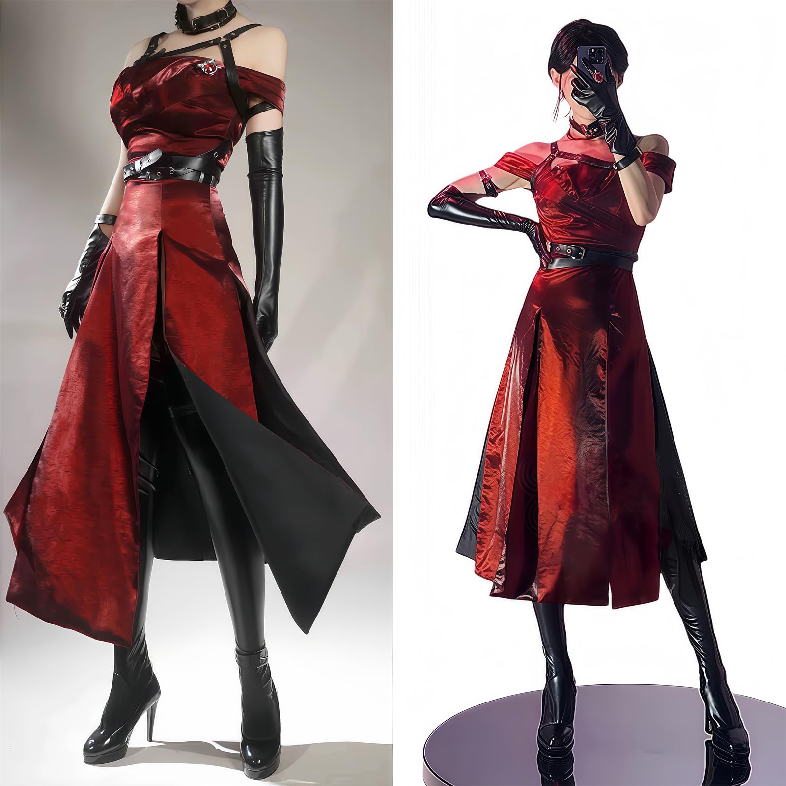 

Косплей Koi to Shinsou Главный герой и Главная героиня Shinsou Hunter Koi Shinsou Косплей Боевая форма Костюм популярной игры Размер Blackout