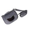 Gray Flannelette Portable Breathable Pet Hamster Carrier Outgoing Bag for Small Pets Guinea Pig