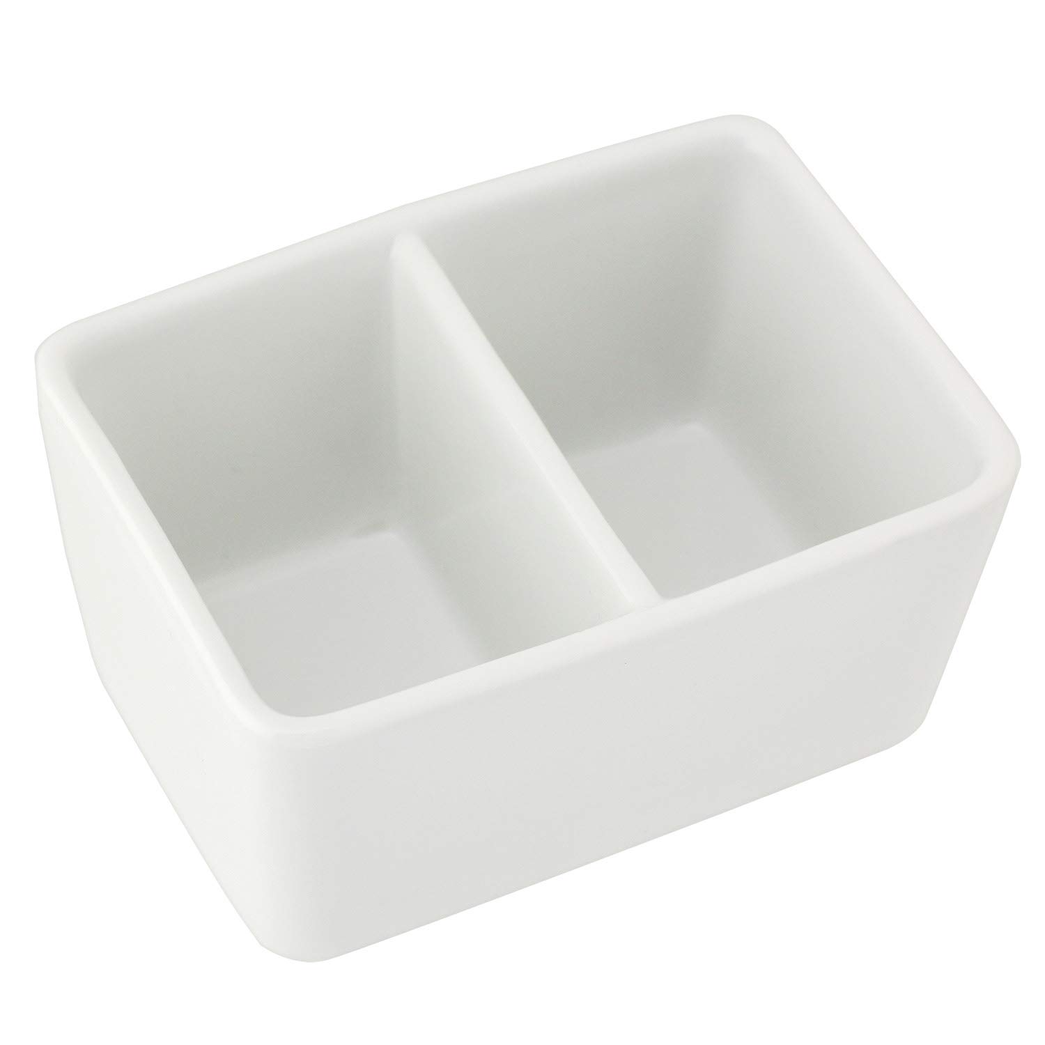 

Bokuundo Квадратная керамическая мойка для кистей с 2 отверстиями 12 см 26504