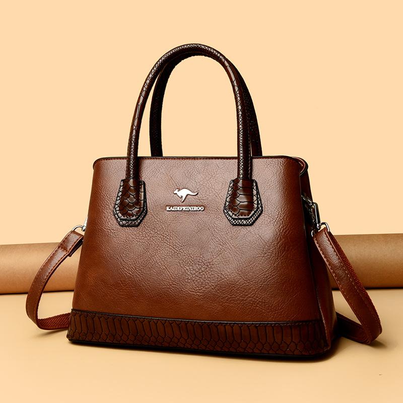 Handbag, Commuter Crossbody Bag Large-capacity Single-shoulder Bag Patchwork Women's Bag