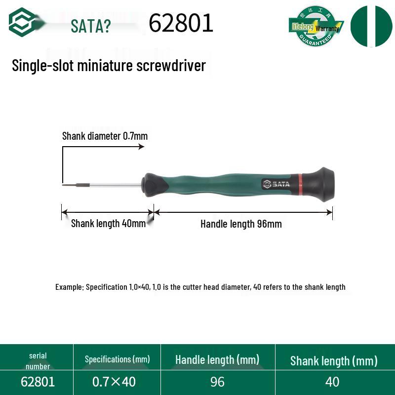 Miniature Screwdriver Set: Slotted & Phillips Heads for Mobile Phones & Watches