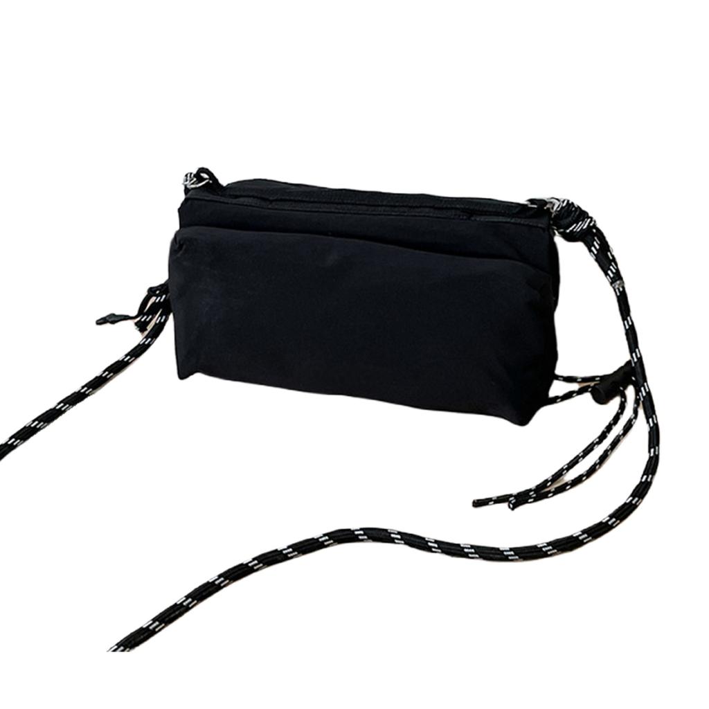 Waterproof Nylon Crossbody Bag for Women Men Trendy Water Bottle Bag Crossbody Purse with Adjustable Strap Sling Bag