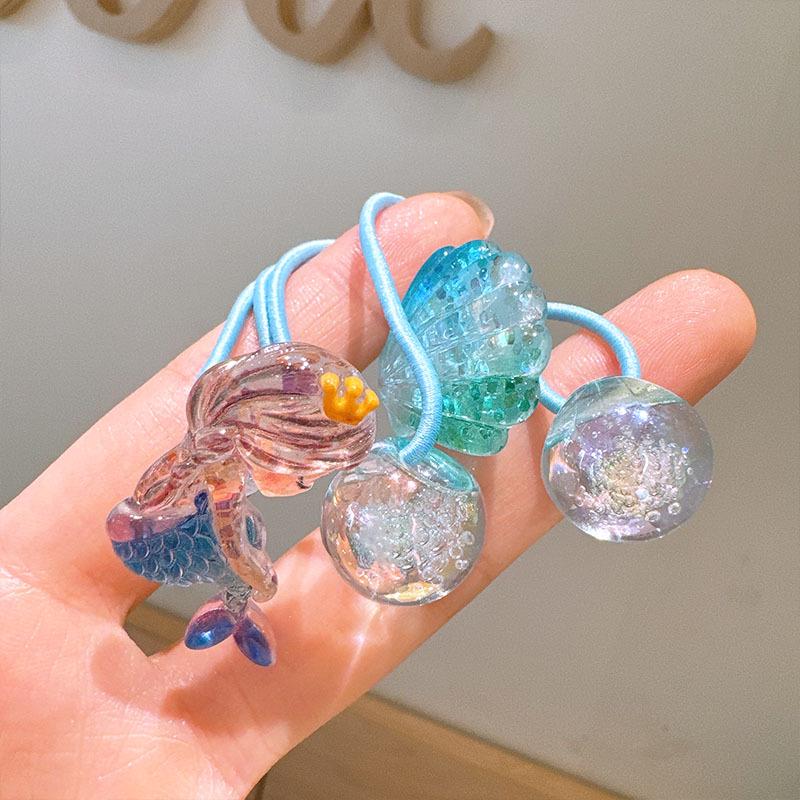 Summer Mermaid Hair Clips & Jewelry Set for Girls – Cute BB Hair Clip with Creative Necklace & Bracelet