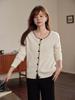 2024 Ejia Style Women's 100% Pure Cashmere Cardigan - Autumn/Winter Loose Knit Handmade Sweater Coat