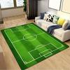 Tappeto Campo da Calcio,Tappeto,Soggiorno,Camera da Letto, Antiscivolo,Tappeto Quadrato