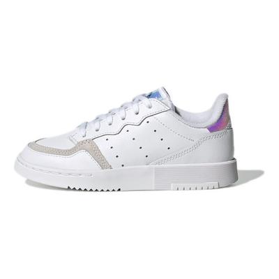 Originals Super Court Casual Odporne na poślizg Amortyzujące Trwałe Wsparcie Niskie Dziecięce Sneakersy Dziecięce Sneakersy Biało-Szare EG9080