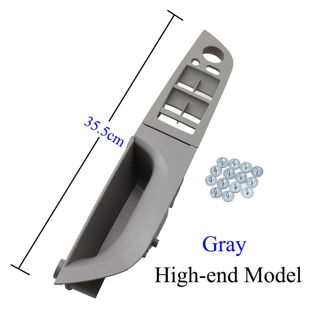 LHD Auto Innen Schwarz Beige Tür Armlehne Pull Griff Panel Abdeckung Trim Ersatz Für BMW 3 Serie E90 E91 316 318 320 325