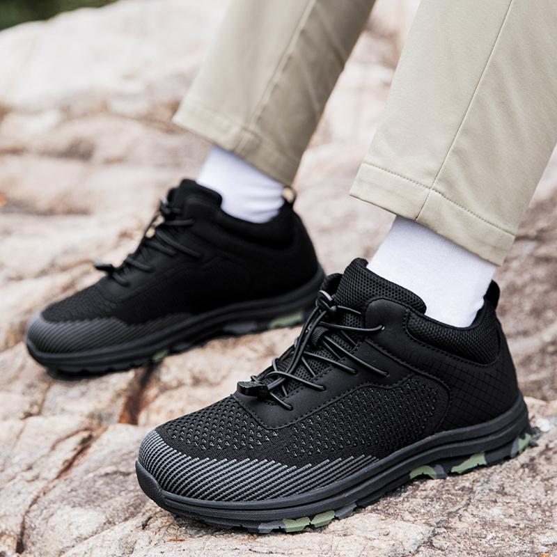 40-48 Men Hiking Shoes Outdoor Cross-Country Running Shoes Mesh Hiking Training Boots Suitable For Work Fishing Hiking Sports Shoes