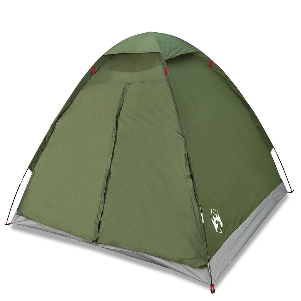 Dome Camping Tent for 2 Persons Olive Green Waterproof