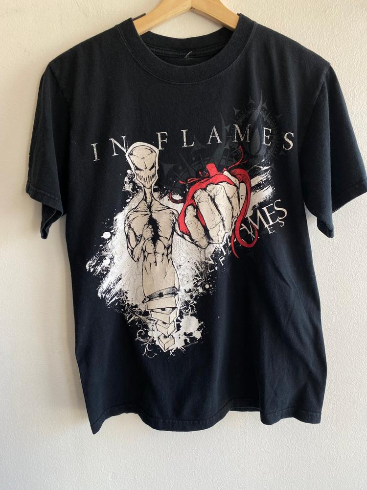 Vintage Style In Flames Band 2006 Shirt Unisex S-5XL Reprint MQ578 Unisex T-Shirt XXL