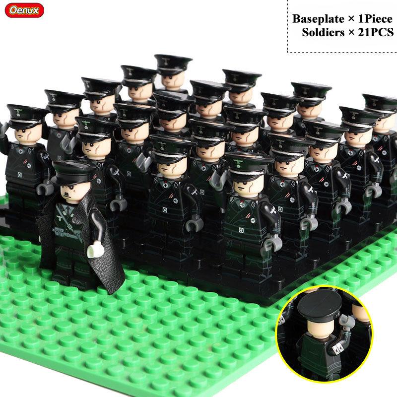 Nouvelles Mini Figurines de Soldats de l'Armée Russe Soviétique de la Seconde Guerre Mondiale Bloc de Construction Militaire Mini Le Bataille de Koursk Brique Bloc Militaire Jouet MOC