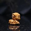 1/2Pcs Charming Handcrafted Horse Statue 2026 Chinese New Year Zodiac Horse Ornaments Wood Carving Desktop & Holiday Decor Gift