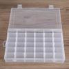 36 Grids Compartment Container Transparent Bead Storage Case Multi-function Embroidery Floss Organizer Box Nail Art Accessories