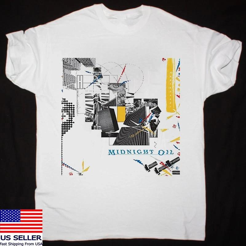 Midnight Oil 10,9,8,7,6,5,4,3,2,1 Remastered 2014 T Shirt Full Size S-5XL H349