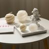 Stampo in Silicone 3D per Candele Forma Sfera a Vite Stampo Fai da Te per Candele Artigianali Carino Stampo per Candele in Cera Resina Mousse Cioccolato Sapone Torta