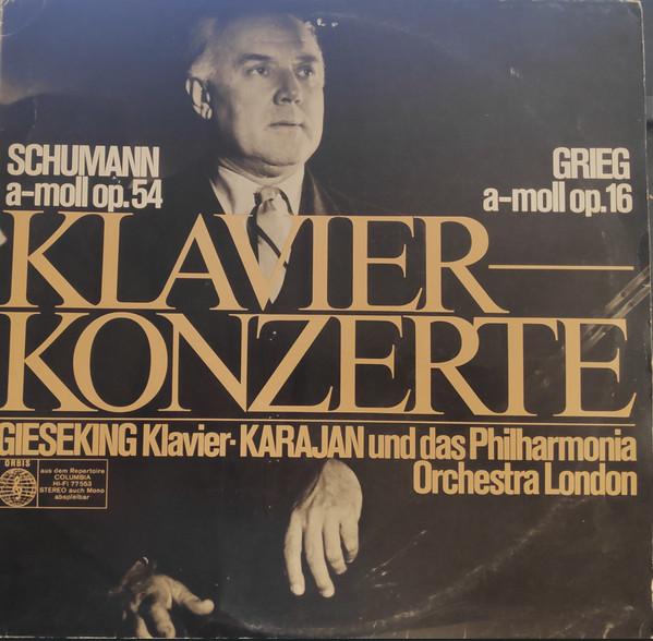 

LP Record ROBERT SCHUMANN, EDVARD GRIEG - WAL - Klavierkonzerte 77553 Orbis 1973 Germany Classical Used