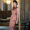 Guofeng new Chinese sleeveless long cheongsam improved new young women's high sense can be worn daily in summer