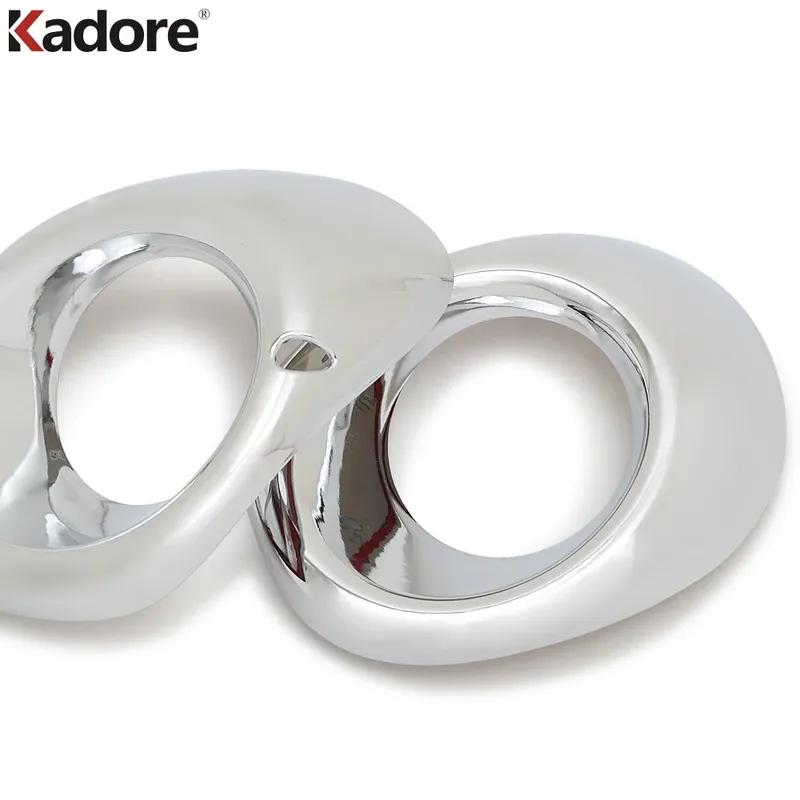 Front Fog Light Lamp Cover Trim For Mitsubishi Outlander 2013 2014 2015 Chrome Car Head Foglight Bezel Trim Exterior Accessories