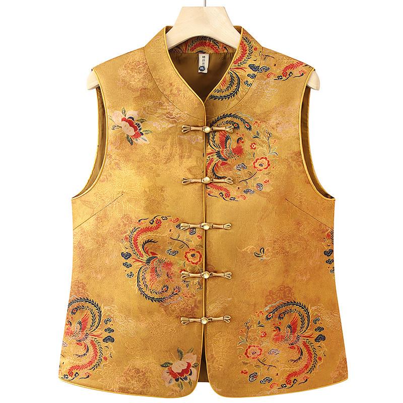 

Stylish Plus Size Autumn Vest for Women Aged 60-70: Mom and Grandma Fashion XL (approx 90-105 kg)