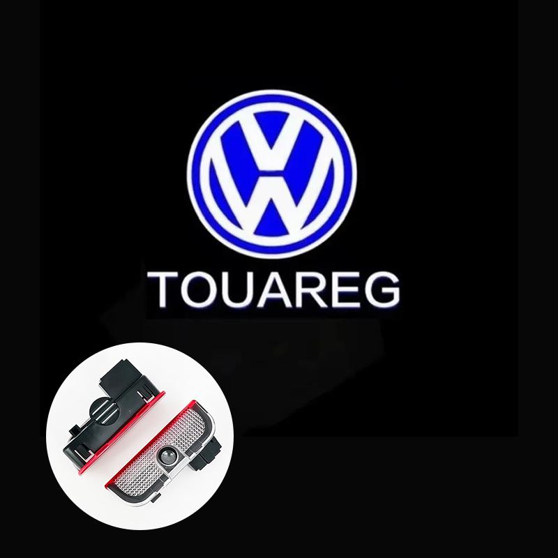 For VW 2Pcs Car Logo Door Logo Courtesy Lamp Laser Projector HD Welcome Light For VW Passat CC Lamando Touran Touareg Tiguan Eos Golf ER1