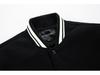 Men's Autumn/Winter Fashion Baseball Jacket - Wool & PU Sleeve Casual Outerwear