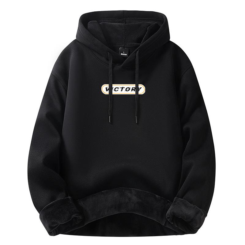 Мужская толстовка с капюшоном, модная, свободная, с длинным рукавом, топ-сто трендовых свитшотов, куртка M: Recommended 80-55kg
