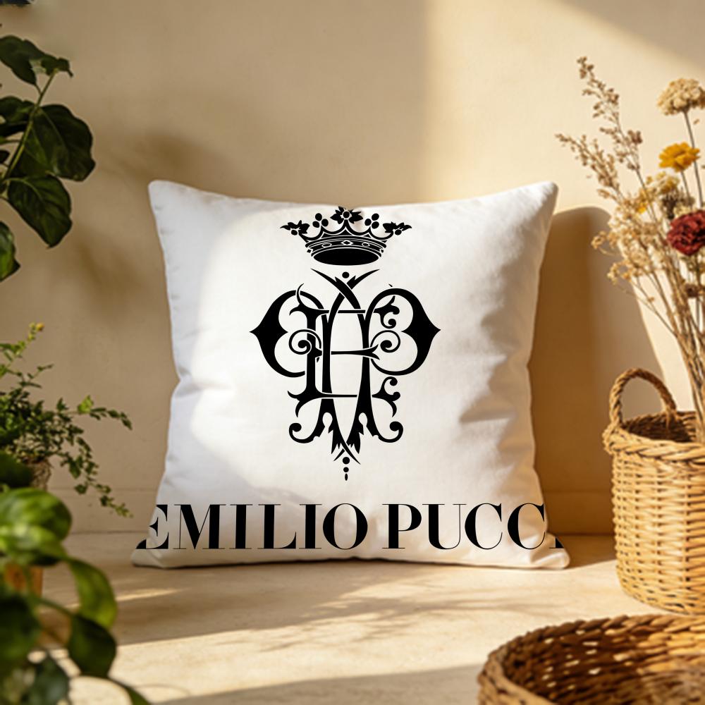 Stylish EEmilio Pucciful Cushion Cover Versatile DoubleSided Pillow Case Fit for Sofa Bed Car Daily Decor