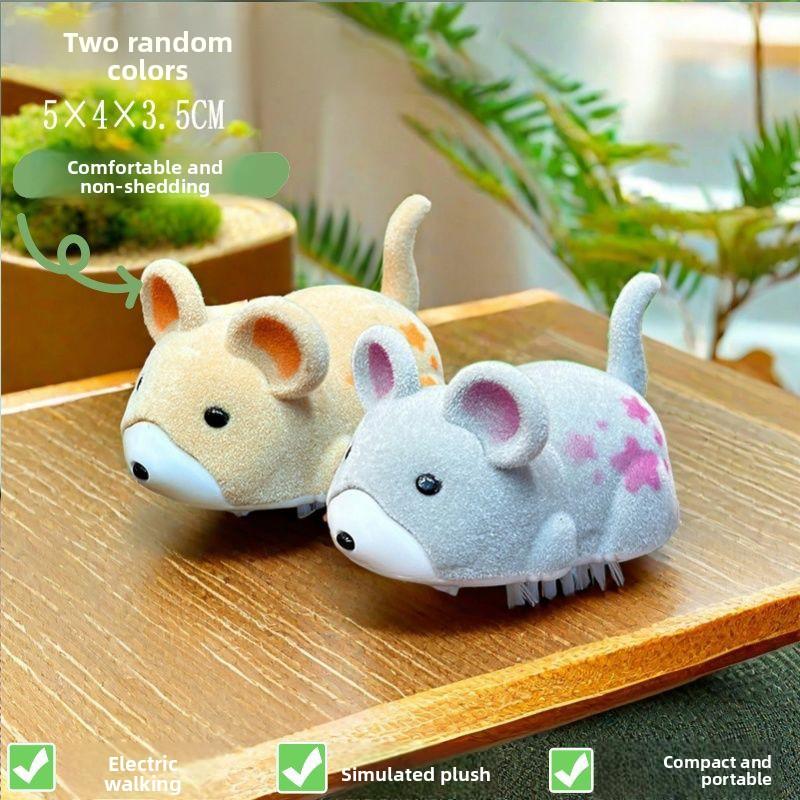 Cat Toys Intelligent Simulation Electric Hamster Cat Self Hi Soothing Tool Teasing Cute Hamster Appearance Attracts Pet Supplies