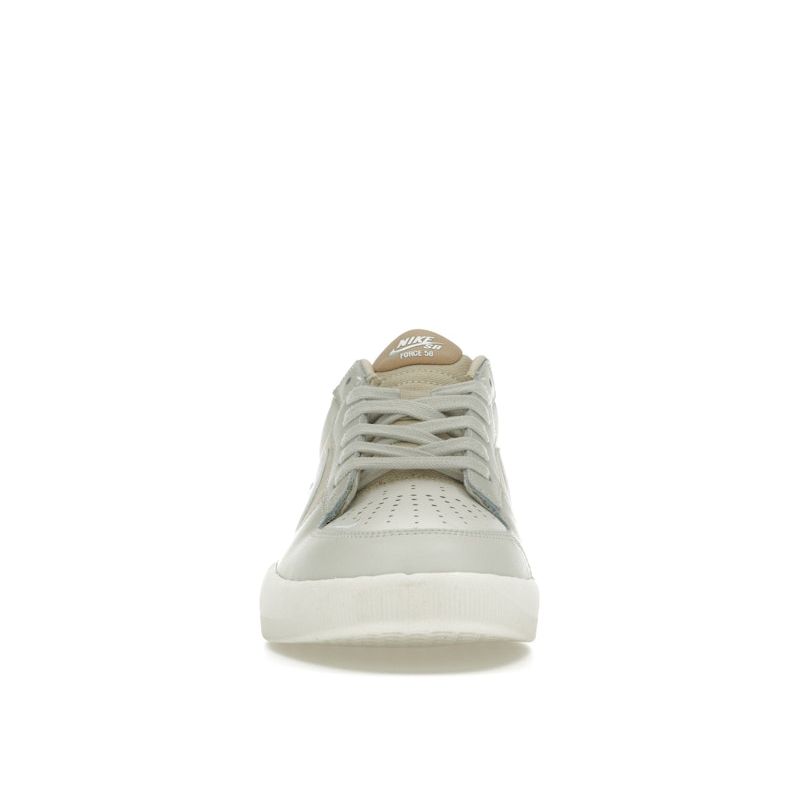 Nike Force 58 Premium SB Light Bone Glacier Blue Men Sneakers Cream Sanddrift Hemp DV5476-003