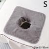 35*35Cm 40*80Cm Thickened Coral Velvet Beauty Spa Massage Face Towel With Hole Bed Bandana Massage Table Planking Cosmetic Towel
