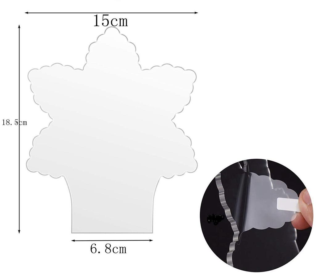 30/15/10/5 Stück Acryl Platten Schild, 2 mm Klares Plexiglas Blatt, Leere Plexiglas Platte für LED Licht Sockel, DIY Display Projekt Basteln
