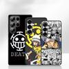 Luffy ONE PIECES Trafalgar Water Law Case for Samsung Galaxy A07 A13 A12 A14 A23 A50 A51 A52 A53 A70 A71 A72 A04 Note 20 9 8 10