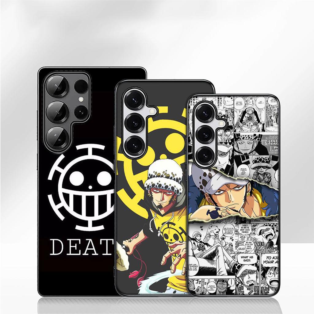 Luffy ONE PIECES Trafalgar Water Law Case for Samsung Galaxy A07 A13 A12 A14 A23 A50 A51 A52 A53 A70 A71 A72 A04 Note 20 9 8 10