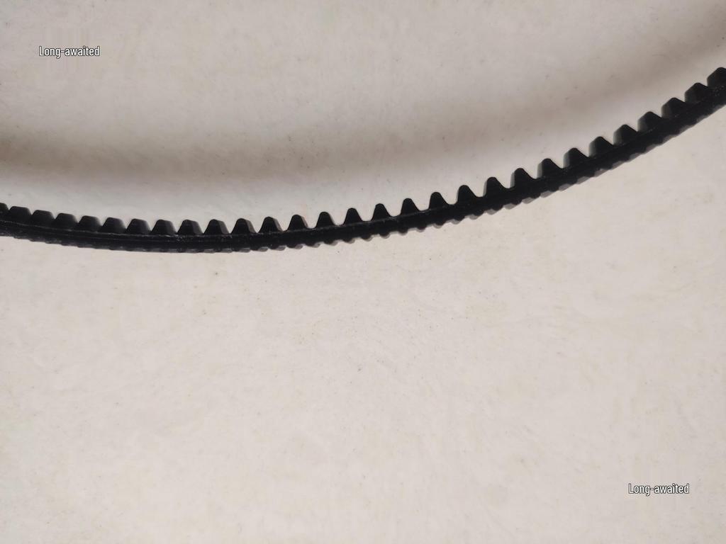 Belt for Continuous Sealing Machine - Black Double-Sided Toothed Belt for Ink Roller Machine