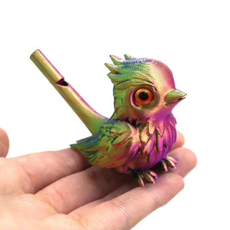 3D Printing Water Bird Whistle for Children Toys Can Add Water To Whistle for Training Bird's Call Kid Toy Desktop Ornament