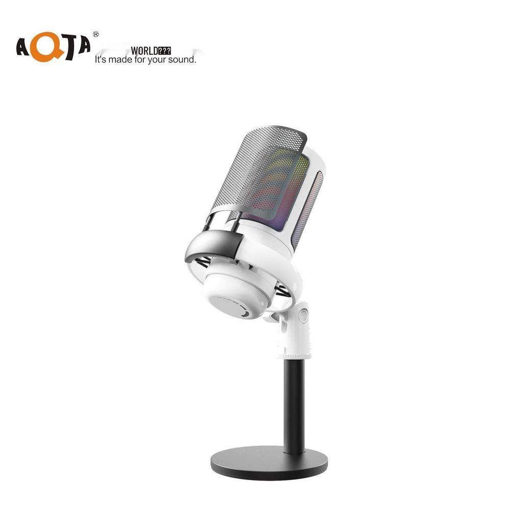 Esports USB Condenser Desktop Microphone with Boom Arm for Live Recording
