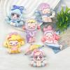 DIY Resin Accessories: Handmade Sitting Girl Hair Clip, Keychain, Headband, Phone Case Ornament