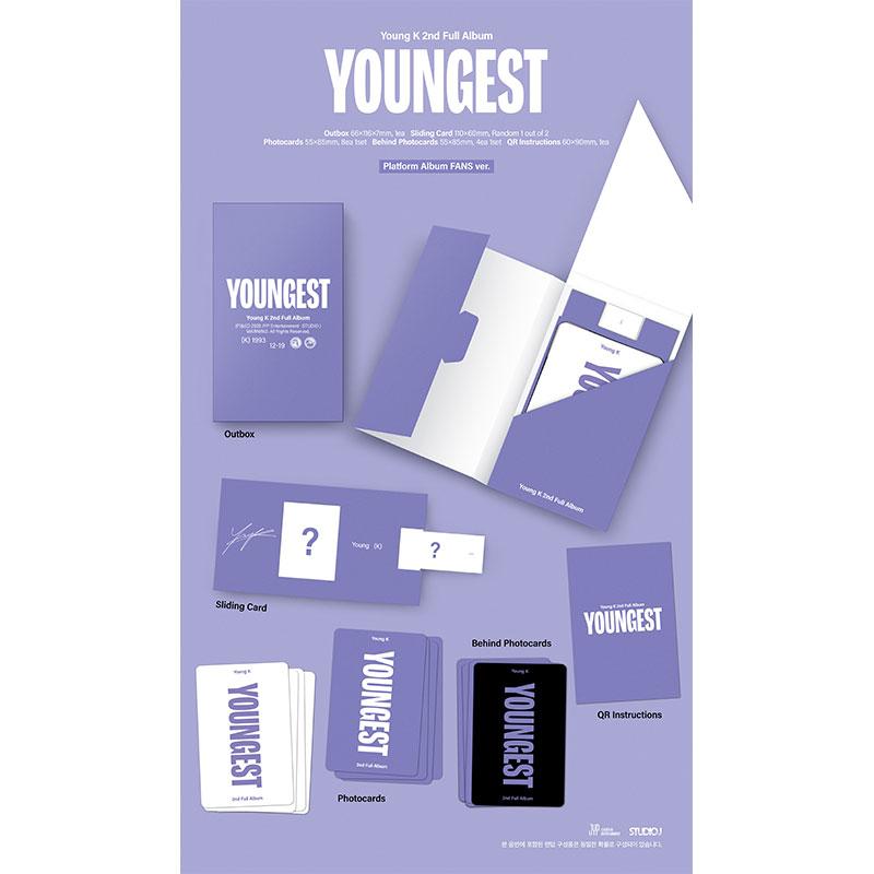 [Pre-order] Young K (DAY6) THE 2ND Album  - [YOUNGEST] Platform Album FANS Ver.