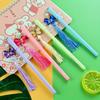 12pcs 0.5mm Creative Butterfly Tassel Pendant Pen High-value Stationery Pendant Gel Pen Back To School Season