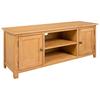 VidaXL TV Cabinet, 110x35x44 Cm Solid Oak Wood